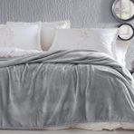 Yataş Olenna Çift Kişilik Wellsoft Battaniye - Açık Gri - 200 x 220 cm