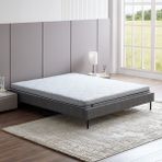 Yataş Optimum Flex Yatak, Orvia Karyola 2'li Set - Koyu Gri - 120 x 200 cm