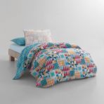Yataş Patchwork Ranforce Tek Kişilik Nevresim Takımı - Mavi - 160 x 220 cm