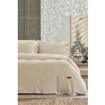 Yataş Plain 240 x 220 cm Ranforce Bej Battal Boy Nevresim Takımı