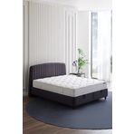 Yataş Silver Therapy Yatak, Canto Baza, Silver Başlık Tek Kişilik 3'lü Set - Antrasit