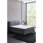 Yataş Tesla Sleep Power 3'Lü Yatak, Baza, Başlık Set - Gri - 100 x 200 cm