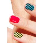 Yatay Çizgiler Tırnak Dövmesi,Tırnak Tattoo,Nail Art ,Tırnak Sticker