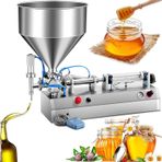 Yatay Pnömatik Pnömatik Piston Doldurucu (1000/2000/3000 Ml), Sıvı ve Makarna Dolum Makinesi - Otomatik/Manuel Anahtar, Yağ, Krem, Losyon, Bal, Fıstık Ezmesi, 2000 ML