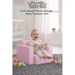 Yatella Çok Amaçlı Bebek Koltuğu & Masa Sandalye Seti - Pembe