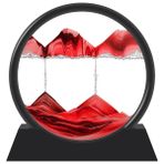 YATOSEEN Döndürmek için 3D kum resimleri, 3D kum sanatı, kum resmi, çerçeve, derin deniz, akan hediyeler, kum saati, dekoratif, ev, ofis, iş dekorasyonu için rahatlatıcı