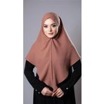 Yavru Ağzı Pratik Hazır Geçmeli Tesettür Eşarp Pamuk Caz Kumaş Tek Katlı Çapraz Hijab 2305_35