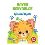 Yavru Hayvanlar - Eğlenceli Boyama - İş Bankası Kültür Yayınları