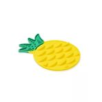 Yavru Köpekler İçin Sarı Ananas Şeklinde Silikon Yaş Mama Oyuncağı, 20X20cm