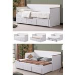 Yavrulu Karyola, Marmaris Divan Karyola Çekmeceli Açılır Çift Kişilik Karyola + Soft Yatak