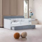 Yavrulu Karyola, Mira Yavrulu Montessori Karyola + 1 Adet Comfort Yatak Ceviz 90 X 190