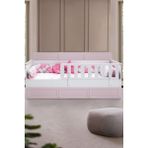 Yavrulu Karyola, Mira Yavrulu Montessori Karyola - Pembe - 90 x 190 cm