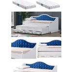 Yavrulu Yatak, Eymen Yavrulu Karyola - Mavi + 2 Adet Comfort Yatak