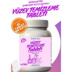 Yavulu Yüzey Temizleyici Tablet Genel Yüzey Temizleyici Ultra Konsantre Çamaşır Suyu Etkili 40TAB. 1 Kutu - Şeffaf