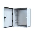 YAVUZ Abs Pano 25 x 30 x 15.2 cm Taban Saclı IP65 Plastik Pano Montaj Plakalı Elektrik Kutusu Pano Darbeye Dayanıklı Dış Ortam Muhafaza Kutusu ABS Pano POLİ 022