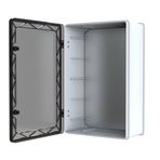 YAVUZ Abs Pano 40 x 60 x 24.2 cm Taban Saclı IP65 Plastik Pano Montaj Plakalı Elektrik Kutusu Pano Darbeye Dayanıklı Dış Ortam Muhafaza Kutusu ABS Pano POLİ 047
