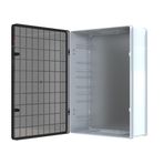 YAVUZ Abs Pano 50 x 70 x 22.5 cm Taban Saclı IP65 Plastik Pano Montaj Plakalı Elektrik Kutusu Pano Darbeye Dayanıklı Dış Ortam Muhafaza Kutusu ABS Pano POLİ 029