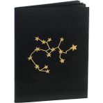 Yay Burcu Yıldız Haritası Siyah Defter