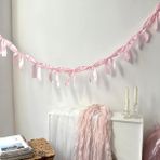 Yay Garland Süslemeleri Lt-Pembe Yay Garland Afiş Yay Parti Dekorasyon Yay Masa Doğum Günü Partisi Çelenk Yay Dekor Afiş Düğün Bebek Duş için