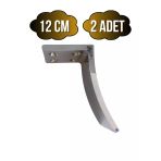 Yay Krom 12Cm Metal Ayak Masa Dolap Ve Mobilya Ayağı(Krom)(12Cm)(Metal) Krom 12Cm 12Cm - 2 Adet