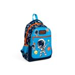 Yaygan Coral High Sırt Çantası, Uzay Temalı, Mavi-Turuncu, Unisex