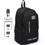 Yaygan Coral High Sport Siyah Okul Çantası Çocuk Genç USB ve AUX Girişi ile Pratik Kullanım