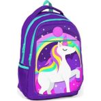 Yaygan Kids Mor Unicorn Kız Çocuk İlk ve Orta Okul Çantası