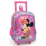 Yaygan Minnie Mouse 73167 Çekçekli Okul Çantası Pembe
