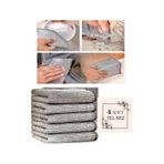 Yayke 4'lü Çok Amaçlı Tel Bez Mikrofiber Inox Bez Telli Bulaşık Bezi
