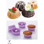 Yayke Silikon Mini Kek Kalıbı 18 Parça Muffin Kek Kalıbı