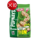 Yayla Popnays Gurme Bahçe Bitkileri Çeşnili Ispanak ve Pancarlı Ince Pirinç Patlağı 80 G X10 - 800 gr