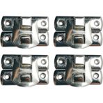 Yaylı Klips Nikel 4 Adet 20x30 mm Kutu Kapak ve Sandık Kilit