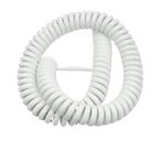 Yaylı Spiral Kablo, 0.3mm2 22AWG Pure Copper Spiral Retractable Stretch 6 Meters PU Shrinkable Multiple Sizes(2 Cores)