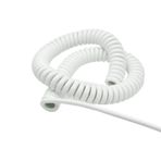 Yaylı Spiral Kablo, 0.3mm2 22AWG Spiral Cable 7 Meters Stretch Polyurethane Multiple Sizes(2 Cores)