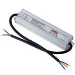YAYZA! 1 Paket Kompakt Ultra İnce Su Geçirmez IP67 24V 1.25A 30W Alçak Gerilim LED Sürücü Trafo Modülü Evrensel AC/DC Anahtarlama Güç Kaynağı İç Mekan Adaptörü