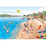 Yaz Mevsim Ahşap Yapboz Puzzle 25X35 Cm. 35 Parça