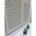 Yazar Home Açık Krem (Ekru) Katlanır Cam Balkon Perdesi-Ofis Perdesi-Ev Perdesi-Salon Perdesi-Plise Perde - 90 x 200 cm