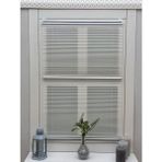 Yazar Home Gece Gündüz Çift Mekanizmalı Katlanabilir Beyaz Cam Balkon Plise Perde - 50 x 160 cm