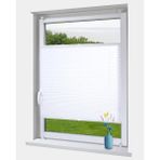 Yazar Home Katlanabilir Cam Balkon Plise Perdesi Beyaz (Vidalı - Kancalı) - 100 x 160 cm