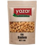 Yazar Kuruyemiş Çiğ Badem İçi 1 Kg