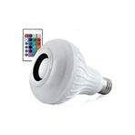 Yazgan Mühendislik Bluetooth Hoparlör Rgb Ledli Lamba Kumandalı Mp3 Çalar Ampul Renkli Ampul