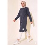 YAZGI MODA Arma Detaylı Uzun Tunik