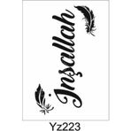 Yazı Desenler Stencil Şablon (15x30) Yz-223