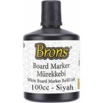 Yazı Tahta Kalem Mürekkebi 100 ml 1 Adet Brons Tahta Kalemi Mürekkebi Kolay Silinebilir 100 gr Okul Sınıf - Siyah