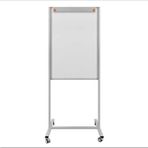 Yazı Tahtası 65X100 Tekerlekli Ayaklı Flipchart, Aparatlı, Laminant Yüzey, Beyaz - Ahşap - Beyaz - Seçenek 1