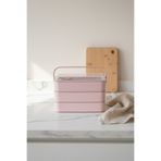 YAZICI 3 Katlı Taşınabilir Yemek Kabı Lunch Box Diyet Beslenme Kutusu Saklama Kabı Sefertası Çatal Kaşıklı