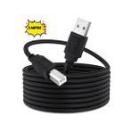 Yazıcı Kablosu Ara Printer USB Bağlantı Bağlama Kablo Network Lazer Hp Canon Brother Kablosu 5 Metre
