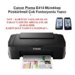 Yazıcı Kablosu Hediyeli !..Canon Pixma E414 Çok Fonksiyonlu Yazıcı-(Sıfır-Kartuşsuz) Mürekkep Püskürtmeli Yazıcı