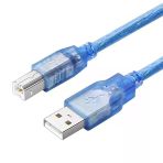 Yazıcı Kablosu Usb Şeffaf 3Mt S-Link Sl-U2003 (Avd-196)