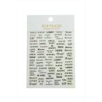 Yazılı Tattoo Dövme Sticker